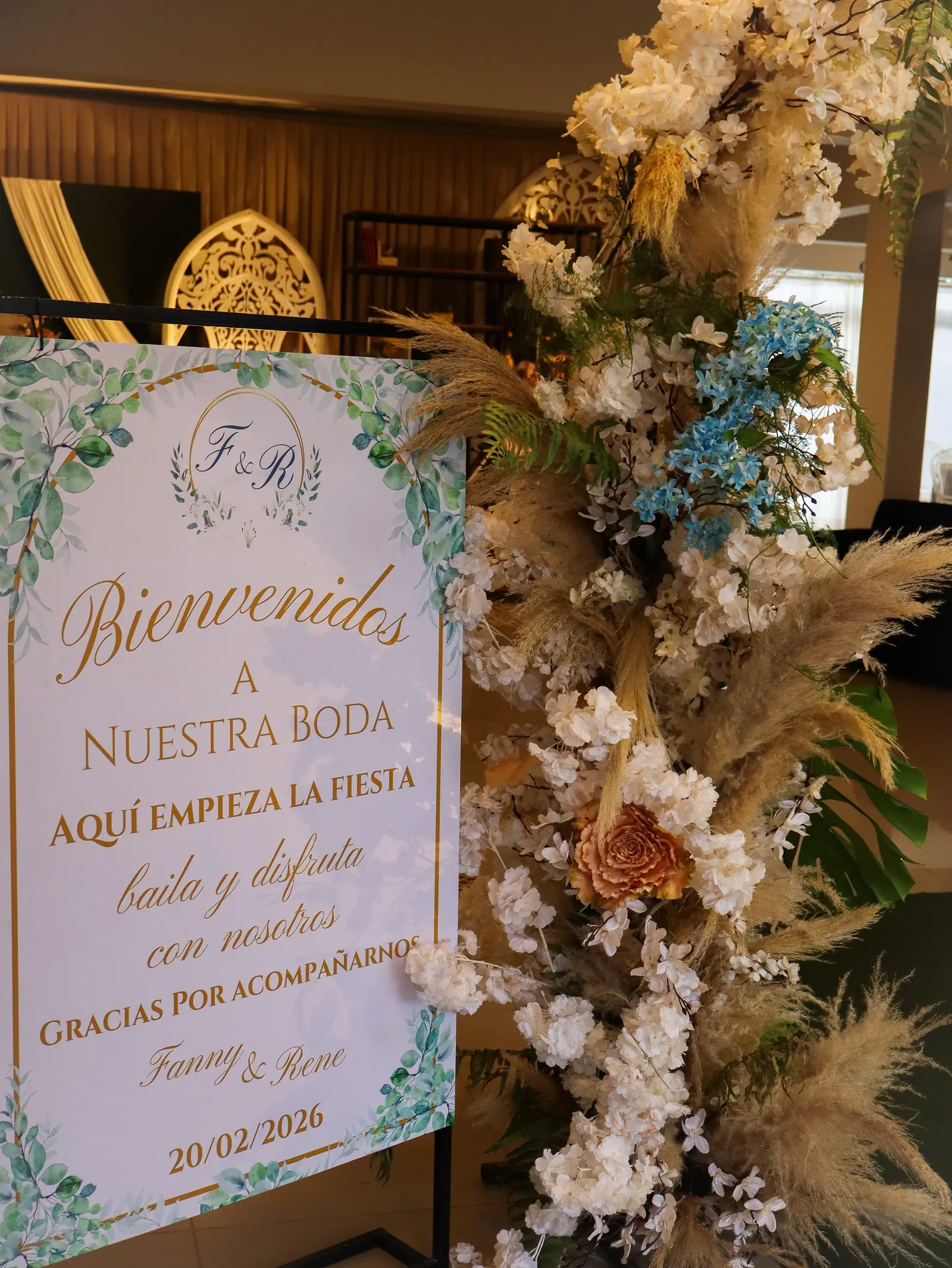 Decoraci&oacute;n elegante para boda